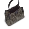 Release Bucket-väska i jacquard och kalvskinn