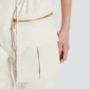 Ärmlös jumpsuit i lammskinn Ärmlös jumpsuit i lammskinn