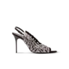 Sandaler i fransad mocka och strass