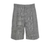 Shorts med veck och Prince of Wales-rutmönster Shorts med veck och Prince of Wales-rutmönster