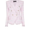 Sittande jacka i hundtandsmönstrad tweed med 6 knappar Sittande jacka i hundtandsmönstrad tweed med 6 knappar
