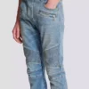 Slim fit-bikerbyxor i denim Slim fit-bikerbyxor i denim