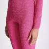 Stickade leggings med monogram Stickade leggings med monogram