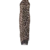 Strandskjorta med leopardmönster