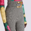Stretchbyxor i Prince of Wales-jacquard Stretchbyxor i Prince of Wales-jacquard