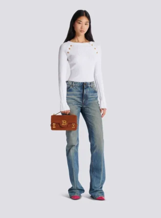 Suede B-Buzz Shoulder 24-väska Suede B-Buzz Shoulder 24-väska