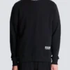 Sweatshirt med liten Balmain-stämpel Sweatshirt med liten Balmain-stämpel