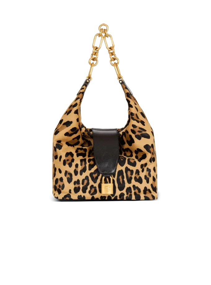 Sync Hobo läderväska med leopardmönster Sync Hobo läderväska med leopardmönster