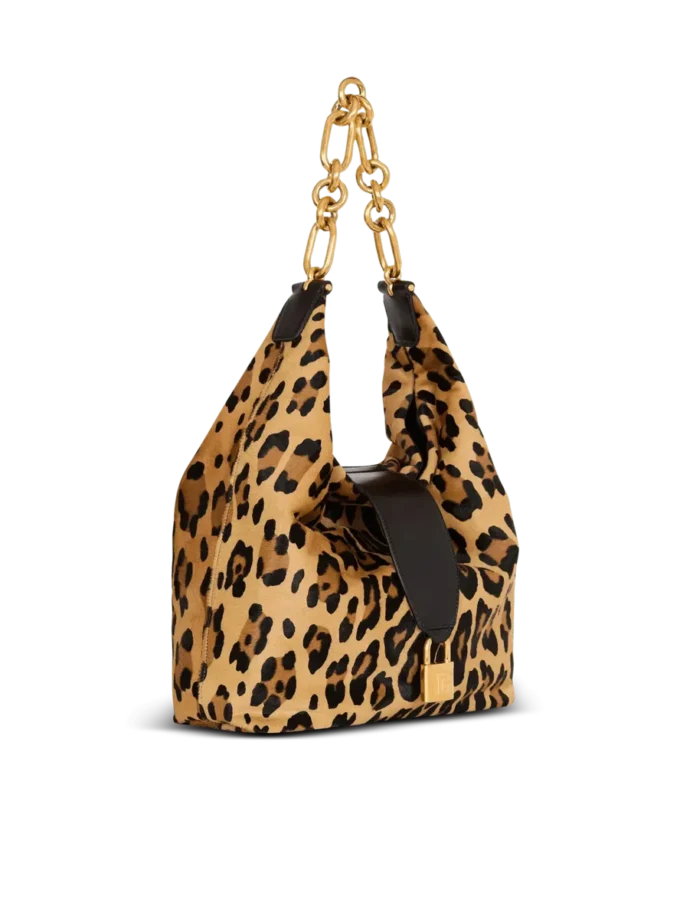Sync Hobo läderväska med leopardmönster Sync Hobo läderväska med leopardmönster
