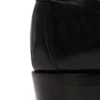 Synkroniserade glaserade läderloafers