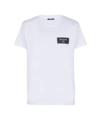T-shirt med Balmain Couture-etikett