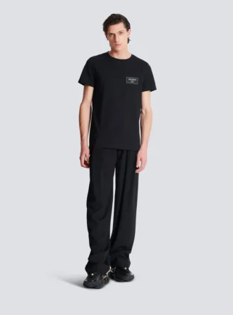 T-shirt med Balmain Couture-etikett