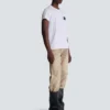T-shirt med Balmain Couture-etikett T-shirt med Balmain Couture-etikett