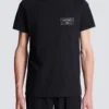T-shirt med Balmain Couture-etikett T-shirt med Balmain Couture-etikett
