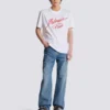 T-shirt med Balmain Lipstick-tryck T-shirt med Balmain Lipstick-tryck