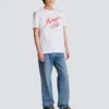 T-shirt med Balmain Lipstick-tryck T-shirt med Balmain Lipstick-tryck
