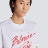 T-shirt med Balmain Lipstick-tryck T-shirt med Balmain Lipstick-tryck