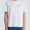 T-shirt med Balmain Paris Brush-tryck T-shirt med Balmain Paris Brush-tryck