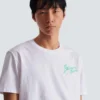 T-shirt med Balmain Paris Brush-tryck T-shirt med Balmain Paris Brush-tryck