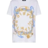 T-shirt med Balmain Paris Chain-tryck T-shirt med Balmain Paris Chain-tryck