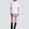 T-shirt med Balmain Paris Chain-tryck T-shirt med Balmain Paris Chain-tryck
