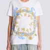 T-shirt med Balmain Paris Chain-tryck T-shirt med Balmain Paris Chain-tryck