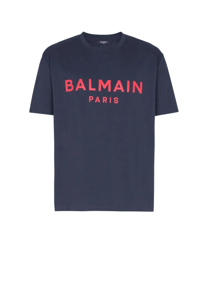 T-shirt med Balmain Paris-tryck T-shirt med Balmain Paris-tryck