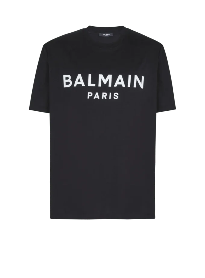 T-shirt med Balmain Paris-tryck T-shirt med Balmain Paris-tryck