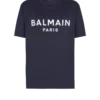 T-shirt med Balmain Paris-tryck