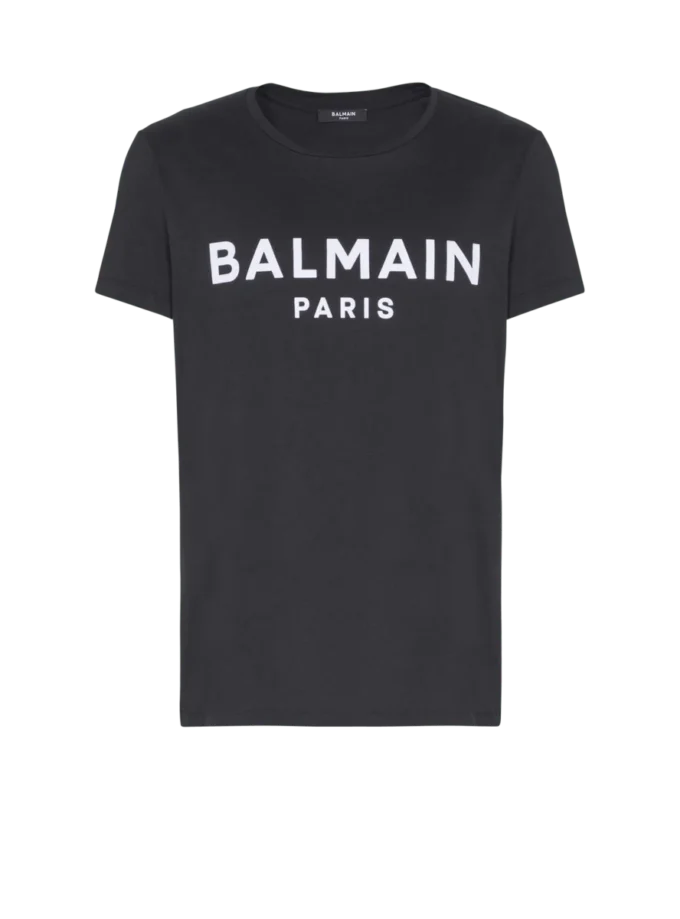 T-shirt med Balmain Paris-tryck T-shirt med Balmain Paris-tryck