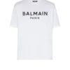 T-shirt med Balmain Paris-tryck T-shirt med Balmain Paris-tryck