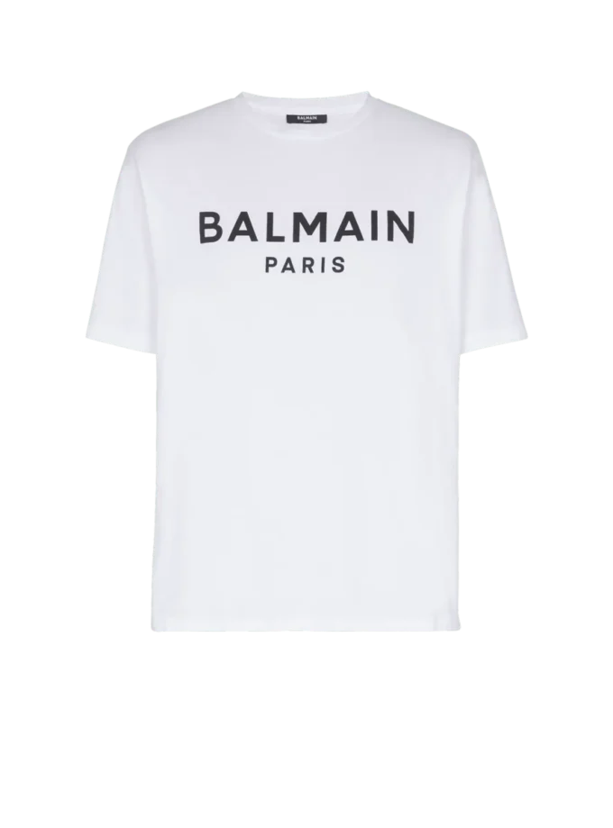 T-shirt med Balmain Paris-tryck T-shirt med Balmain Paris-tryck