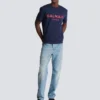 T-shirt med Balmain Paris-tryck T-shirt med Balmain Paris-tryck