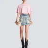 T-shirt med Balmain Paris-tryck T-shirt med Balmain Paris-tryck