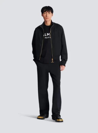 T-shirt med Balmain Paris-tryck