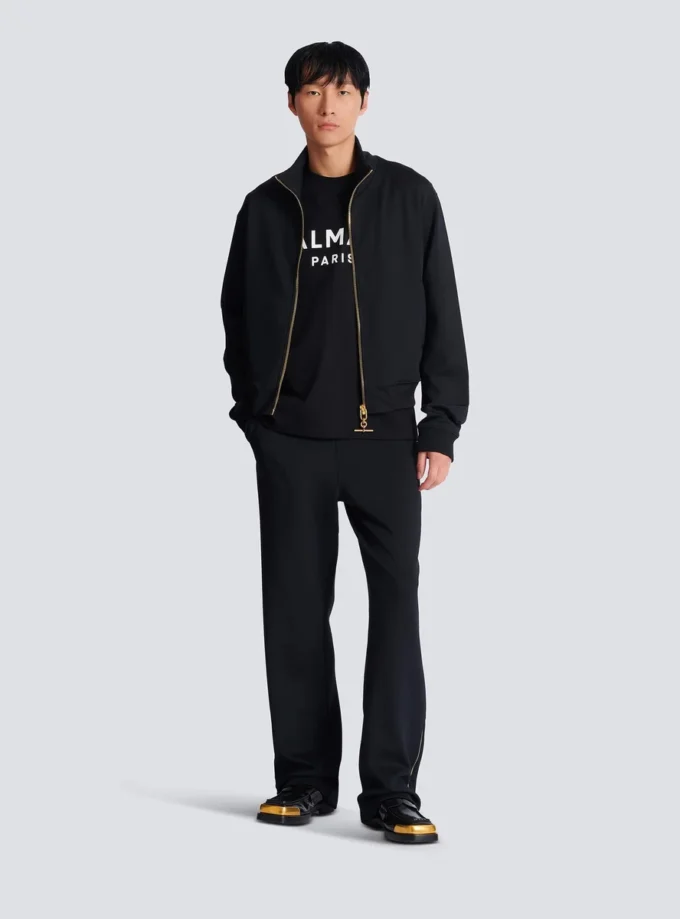 T-shirt med Balmain Paris-tryck T-shirt med Balmain Paris-tryck