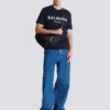T-shirt med Balmain Paris-tryck