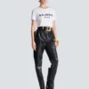 T-shirt med Balmain Paris-tryck T-shirt med Balmain Paris-tryck