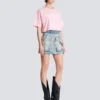 T-shirt med Balmain Paris-tryck T-shirt med Balmain Paris-tryck