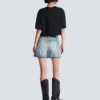 T-shirt med Balmain Paris-tryck