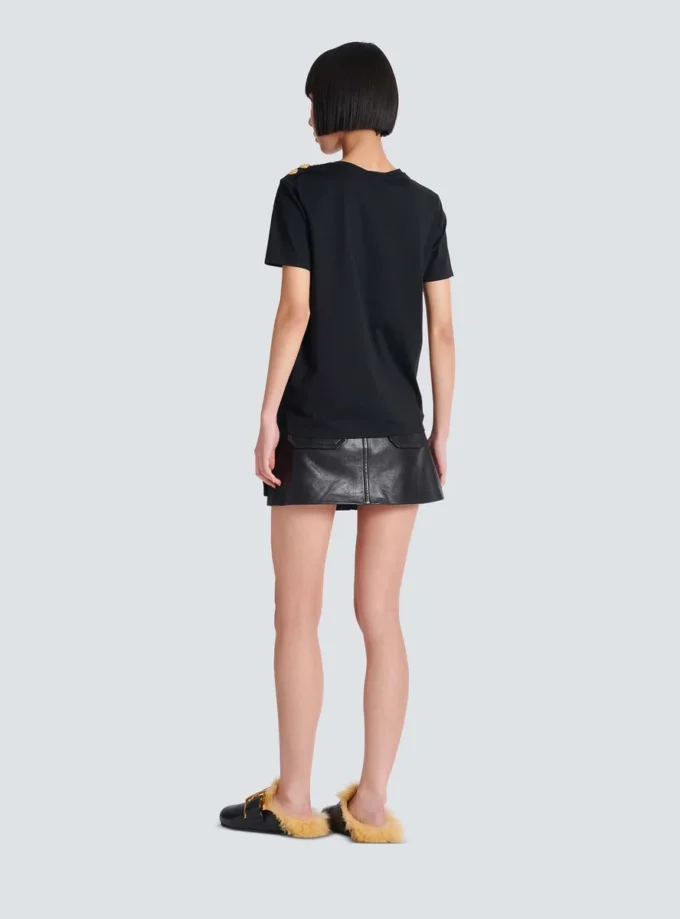 T-shirt med Balmain Paris-tryck T-shirt med Balmain Paris-tryck
