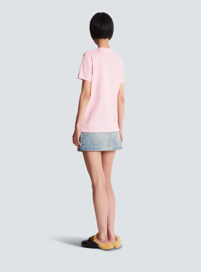 T-shirt med Balmain Paris-tryck T-shirt med Balmain Paris-tryck