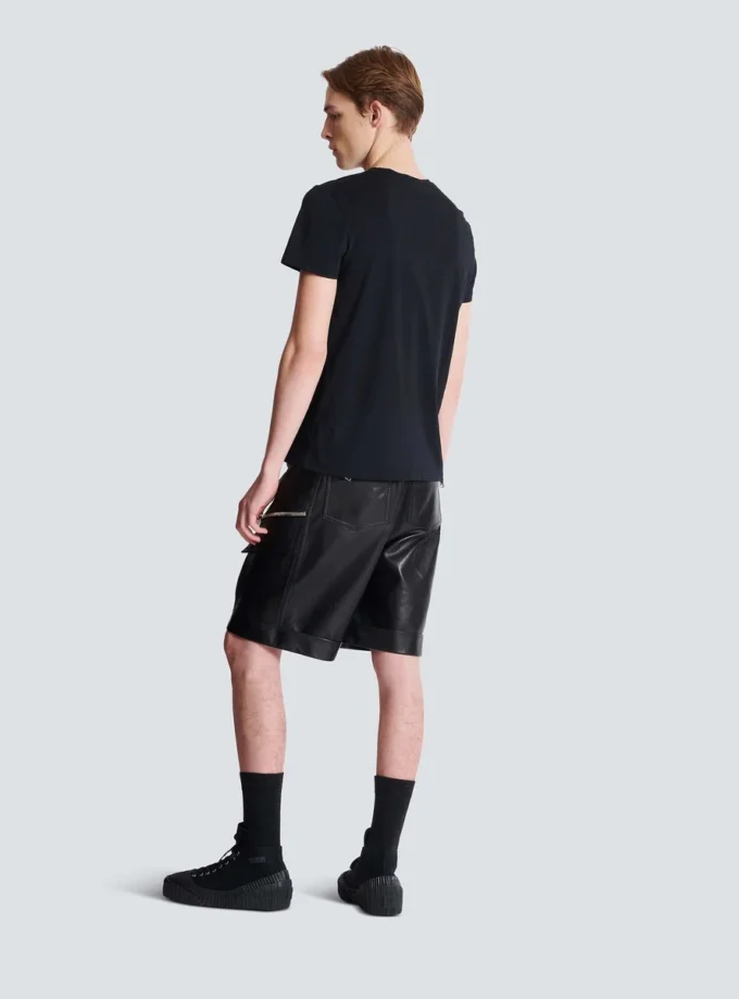 T-shirt med Balmain Paris-tryck T-shirt med Balmain Paris-tryck