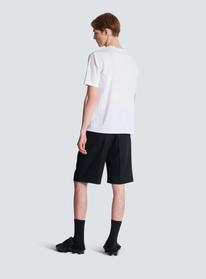 T-shirt med Balmain Paris-tryck T-shirt med Balmain Paris-tryck