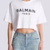 T-shirt med Balmain Paris-tryck T-shirt med Balmain Paris-tryck