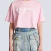 T-shirt med Balmain Paris-tryck T-shirt med Balmain Paris-tryck