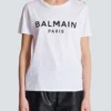 T-shirt med Balmain Paris-tryck T-shirt med Balmain Paris-tryck