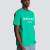T-shirt med Balmain Paris-tryck