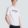 T-shirt med Balmain Paris-tryck T-shirt med Balmain Paris-tryck