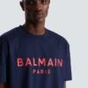 T-shirt med Balmain Paris-tryck T-shirt med Balmain Paris-tryck